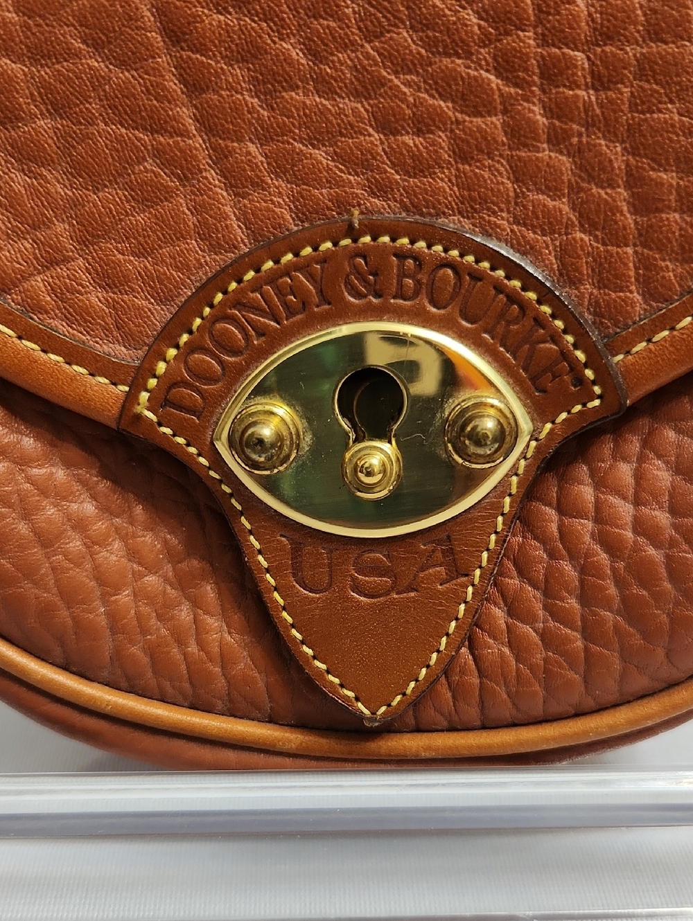 Vintage Dooney & Bourke Leather Calvery Mini Belt Bag Crossbody Bag - Picture 4 of 16